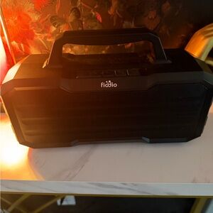 Black Portable Bluetooth Speaker